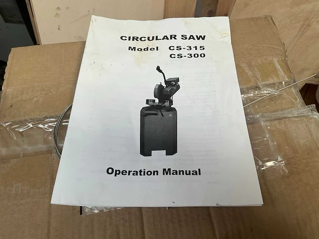 2013 cs315 cirkelzaagmachine metaal - afbeelding 4 van  12