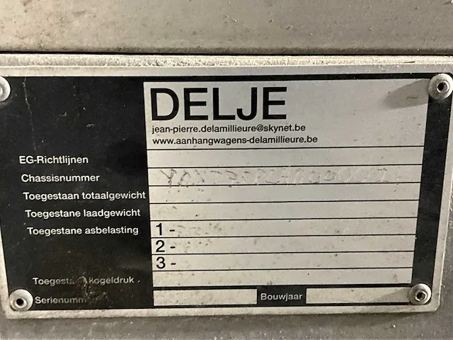 2013 delje aanhangwagen - afbeelding 6 van  6