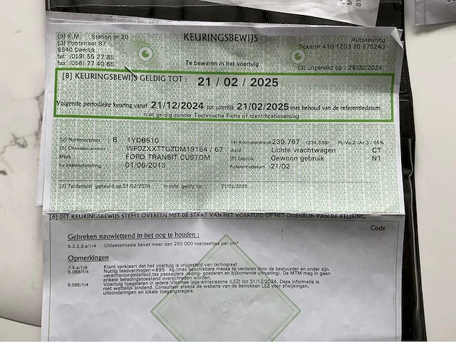 2013 ford transit bedrijfswagen (5p) - afbeelding 33 van  33