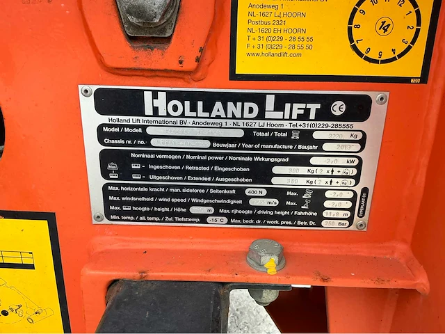 2013 holland lift ecostap hl-11816 hoogwerker - afbeelding 22 van  29