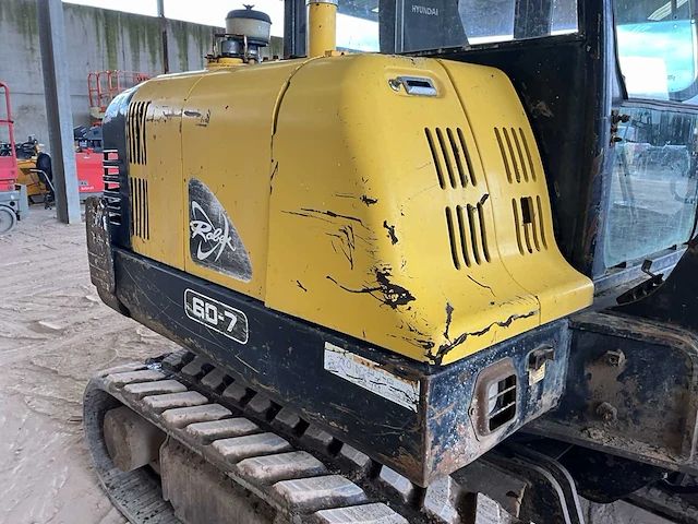 2013 hyundai r60-7 midigraafmachine - afbeelding 9 van  23