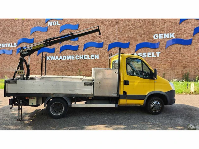 2013 iveco 40c14g 3.0d truck with crane 111.560km - afbeelding 12 van  24