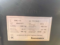2013 jungheinrich emc110 stapelaar - afbeelding 10 van  18