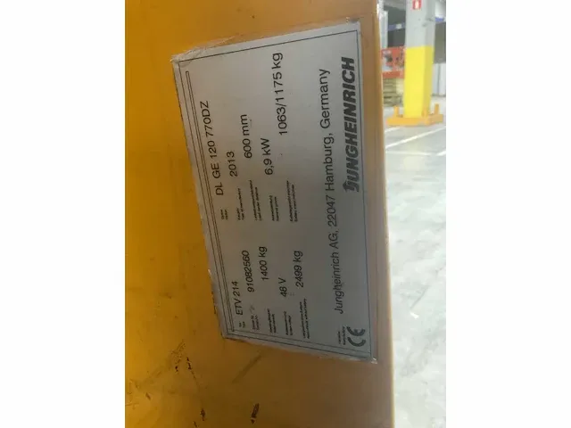 2013 jungheinrich etv 214 reach truck - afbeelding 5 van  6