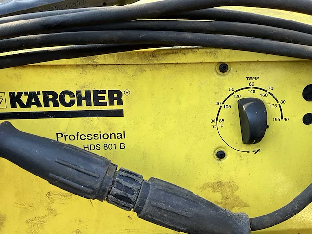 2013 kärcher hds801b hogedrukreiniger warm water benzine motor - afbeelding 11 van  11