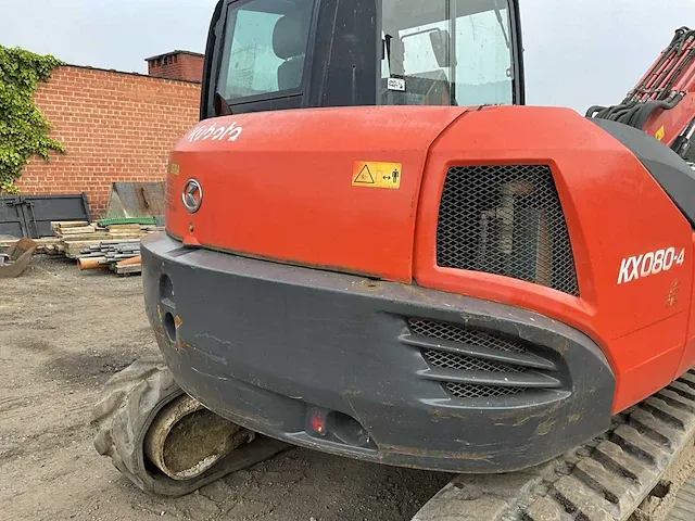 2013 kubota kx080-4 rupsgraafmachine - afbeelding 3 van  28