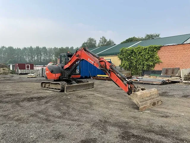 2013 kubota kx080-4 rupsgraafmachine - afbeelding 1 van  28