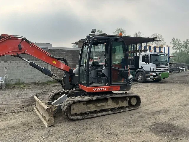 2013 kubota kx080-4 rupsgraafmachine - afbeelding 22 van  28