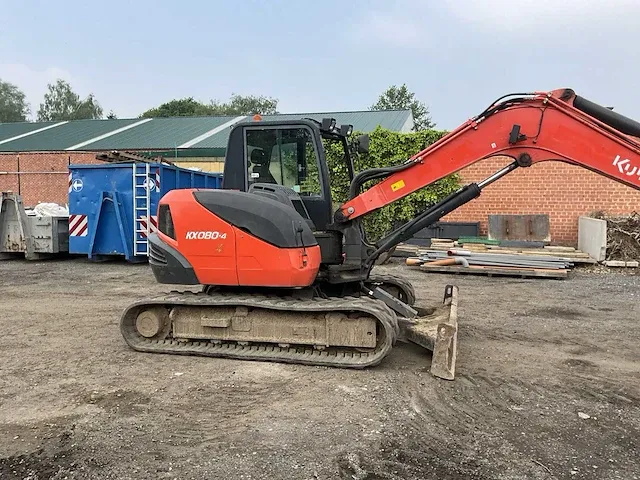 2013 kubota kx080-4 rupsgraafmachine - afbeelding 27 van  28