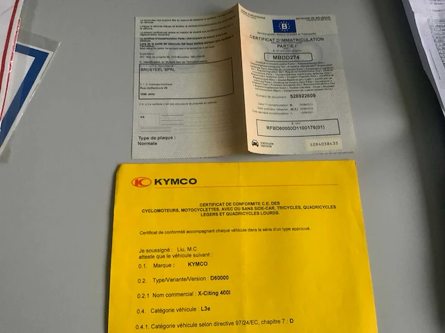 2013 kymco x-citing 400i d60000 scooter - afbeelding 5 van  13