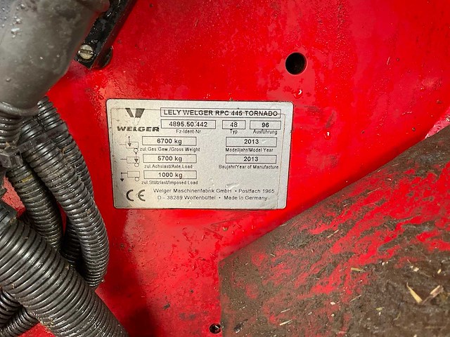 2013 lely welger rpc 445 tornado balenpers - afbeelding 10 van  25