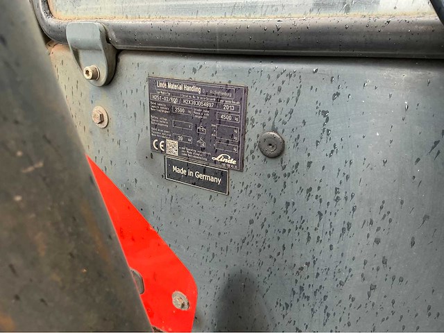 2013 linde h25t - 02/600 vorkheftruck - afbeelding 4 van  13