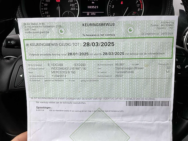 2013 mercedes-benz b180 - afbeelding 27 van  35