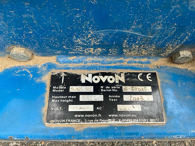 2013 novon sl 165-502 stapelaar genie lift - afbeelding 6 van  9