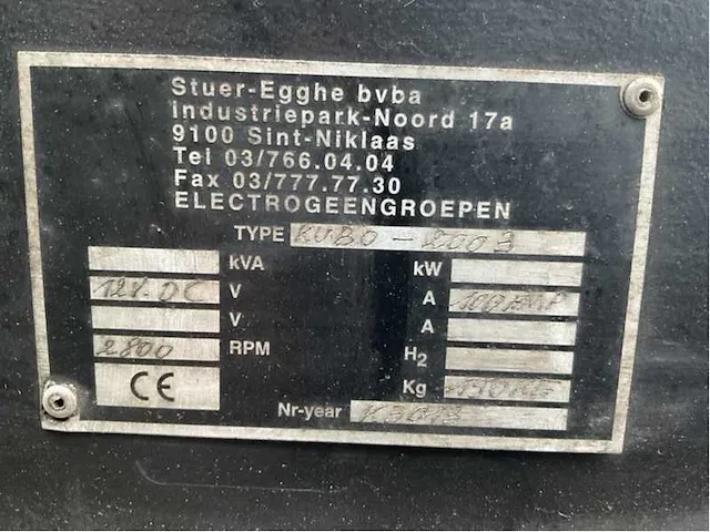 2013 stuer-egghe lp22eg ledb nissen gr signalisatie aanhangwagen - afbeelding 2 van  25