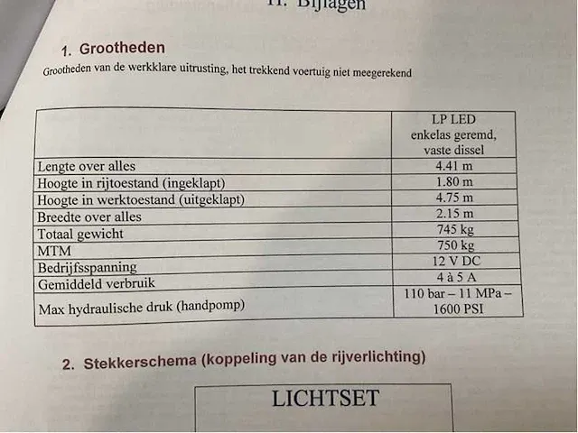 2013 stuer-egghe lp22eg ledb nissen gr signalisatie aanhangwagen - afbeelding 15 van  25