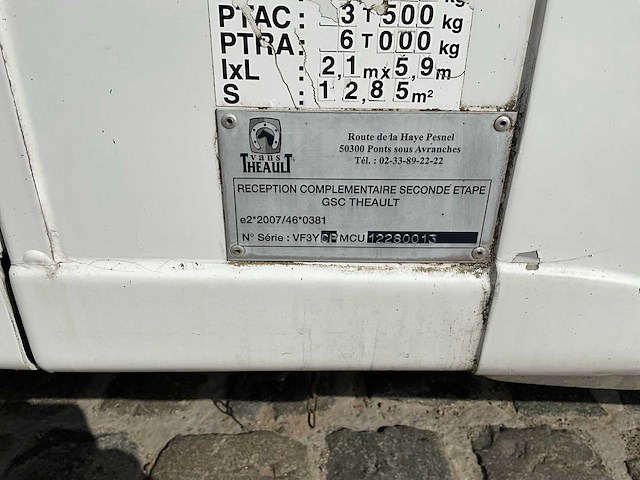 2013 theault f3si first paardenvervoer - afbeelding 24 van  31