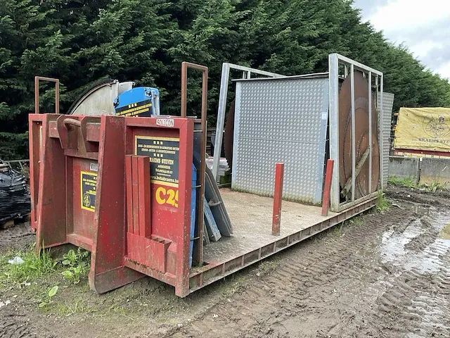 2013 tyrolit wse2226p wandbetonzaag inclusief container chassis - afbeelding 5 van  12