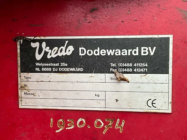 2013 vredo vt3936 zelfrijdende mestverspreider - afbeelding 9 van  52