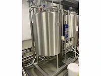 2014 bac verticale rvs opslagtank (2x) - afbeelding 3 van  10