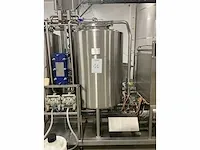 2014 bac verticale rvs opslagtank (2x) - afbeelding 4 van  10