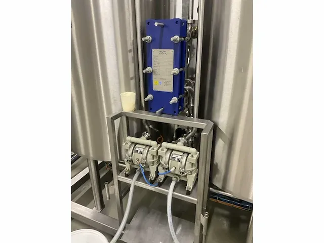 2014 bac verticale rvs opslagtank (2x) - afbeelding 5 van  10