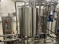 2014 bac verticale rvs opslagtank (2x) - afbeelding 9 van  10