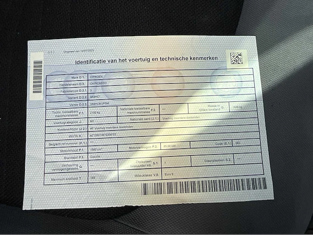 2014 citroën c4 picasso personenauto - afbeelding 49 van  60