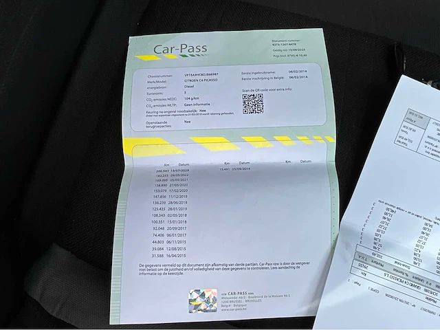 2014 citroën c4 picasso personenauto - afbeelding 52 van  60