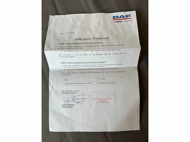 2014 daf cf 440 ft vrachtwagen - afbeelding 39 van  56