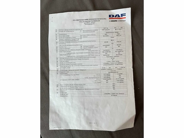 2014 daf cf 440 ft vrachtwagen - afbeelding 40 van  56