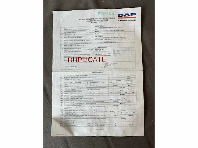 2014 daf cf 440 ft vrachtwagen - afbeelding 41 van  56