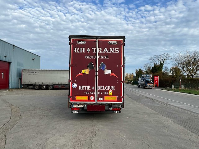 2014 daf xf510 fan vrachtwagen met van hool combi oplegger - afbeelding 2 van  105