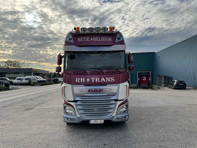 2014 daf xf510 fan vrachtwagen met van hool combi oplegger - afbeelding 29 van  105