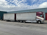 2014 daf xf510 fan vrachtwagen met van hool combi oplegger - afbeelding 62 van  105