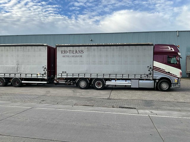 2014 daf xf510 fan vrachtwagen met van hool combi oplegger - afbeelding 73 van  105