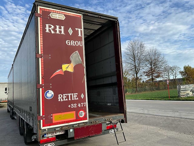 2014 daf xf510 fan vrachtwagen met van hool combi oplegger - afbeelding 91 van  105