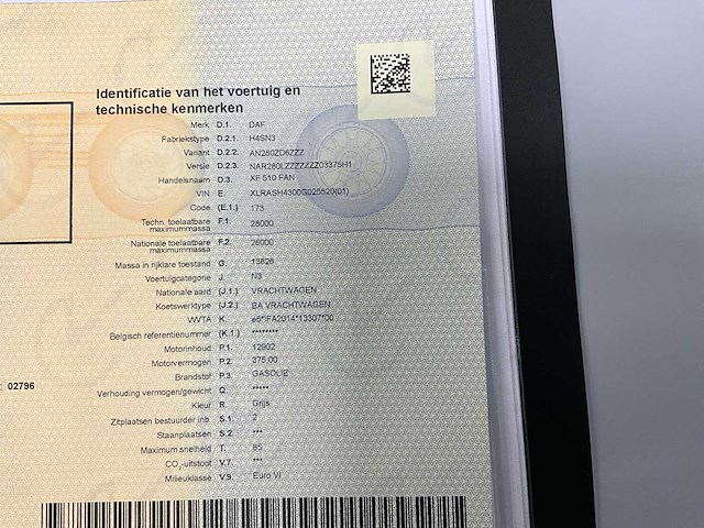 2014 daf xf510 fan vrachtwagen met van hool combi oplegger - afbeelding 99 van  105