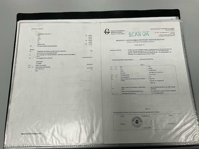 2014 daf xf510 fan vrachtwagen met van hool combi oplegger - afbeelding 101 van  105