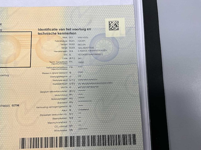 2014 daf xf510 fan vrachtwagen met van hool combi oplegger - afbeelding 105 van  105