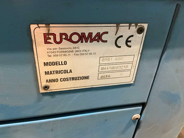 2014 euromac digibend 400 pijp- en buisbuiger - afbeelding 8 van  11