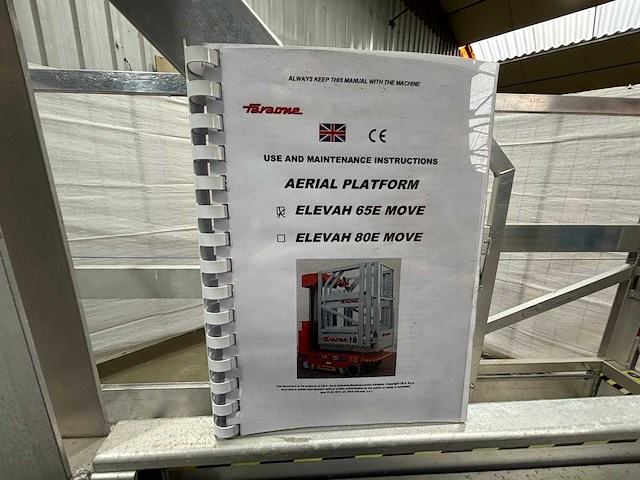 2014 faraone elevah 65 move hoogwerker - afbeelding 3 van  12