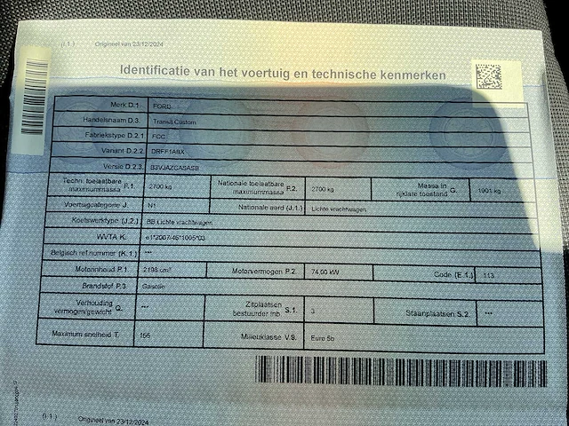 2014 ford transit 2.2d bestelwagen - afbeelding 30 van  40