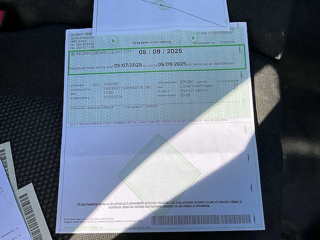 2014 ford transit lichte vrachtwagen - afbeelding 27 van  39