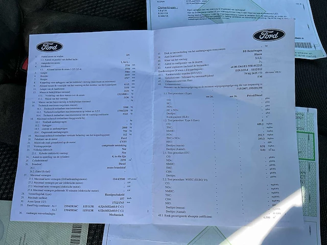 2014 ford transit lichte vrachtwagen - afbeelding 30 van  39