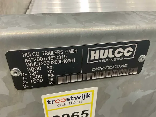 2014 hulco machinetransporter aanhangwagen machinetransporter - afbeelding 11 van  11