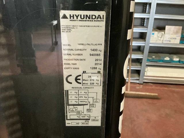 2014 hyundai 14msl-7n stapelaar - afbeelding 17 van  25