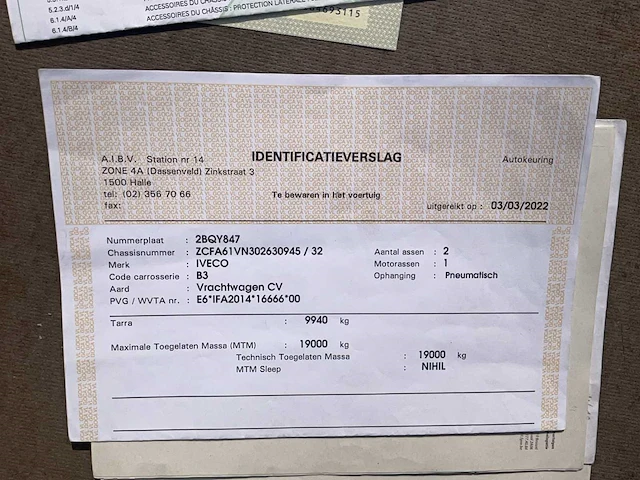 2014 iveco ig190el2ca frigovrachtwagen - afbeelding 26 van  35