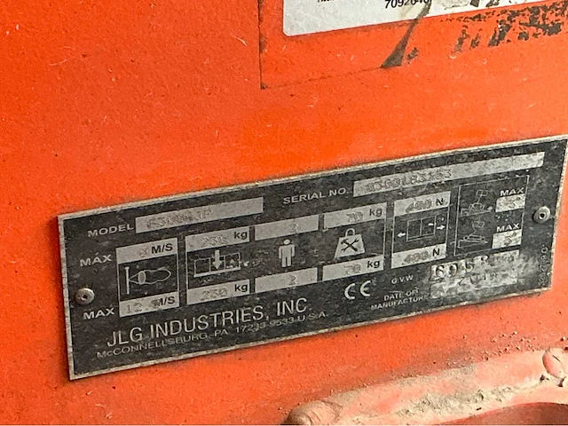 2014 jlg e300ajp hoogwerker - afbeelding 6 van  15