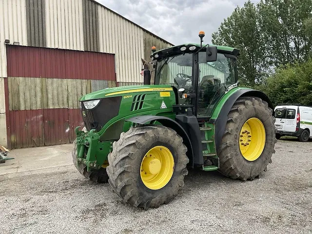 2014 john deere 6210r vierwielaangedreven landbouwtractor - afbeelding 25 van  27